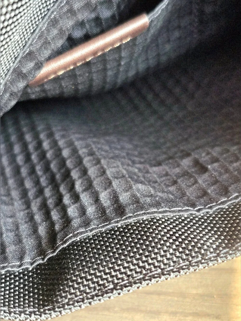Tumi Black/Brown Nylon and Leather Alpha Bravo Barstow Messenger Bag